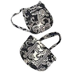 VERA Bradley Midnight Paisley Purse Bundle